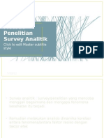 Metode Penelitian Survey Analitik