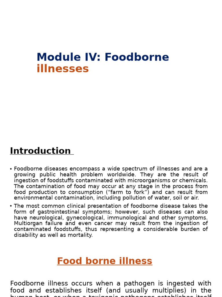 Understanding Foodborne Illnesses | PDF | Foodborne Illness | Salmonella