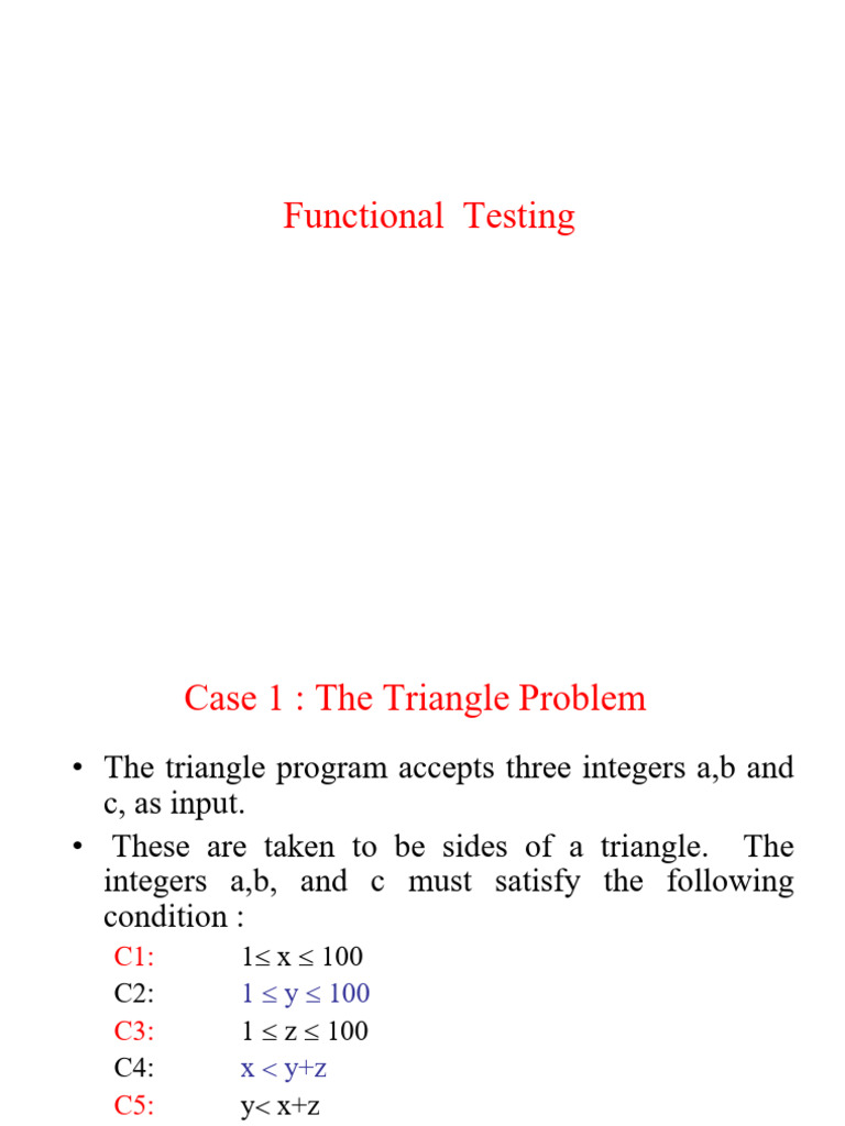 Functional Testing Techniques Overview | PDF | Function (Mathematics ...