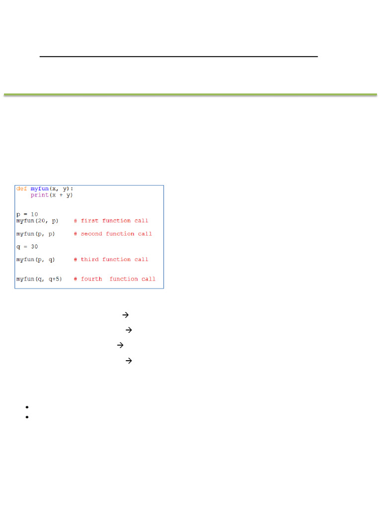 Working With Functions PYTHON - Tutorial 2 | PDF | Parameter (Computer ...