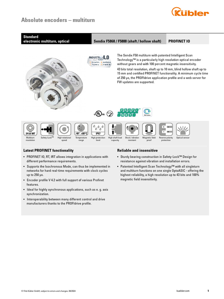 F5868-F5888 Profinet en | PDF | Electrical Components | Equipment