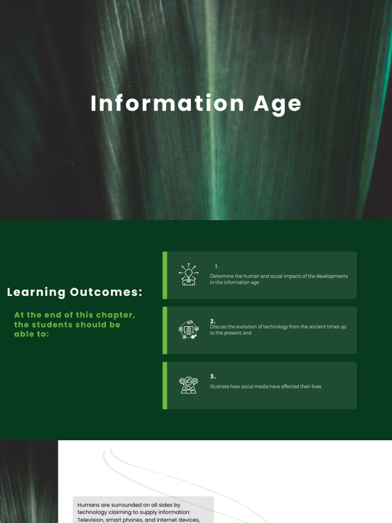 Chapter 8 Information Age | PDF | Information | Personal Computers