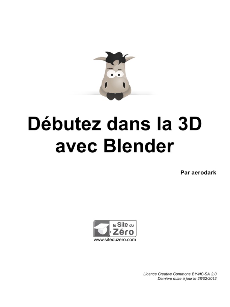 Debutez Dans La 3d Avec Blender | PDF | Blender | Infographie ...