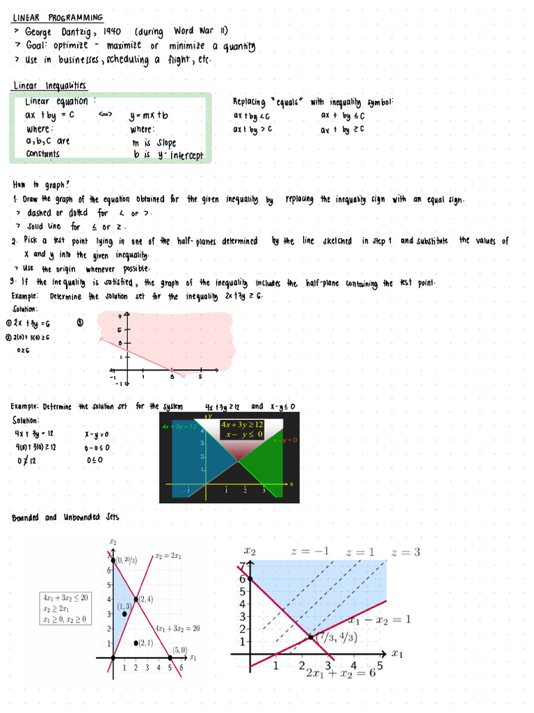 6.1 Linear Programming | PDF | Linear Programming | Numerical Analysis