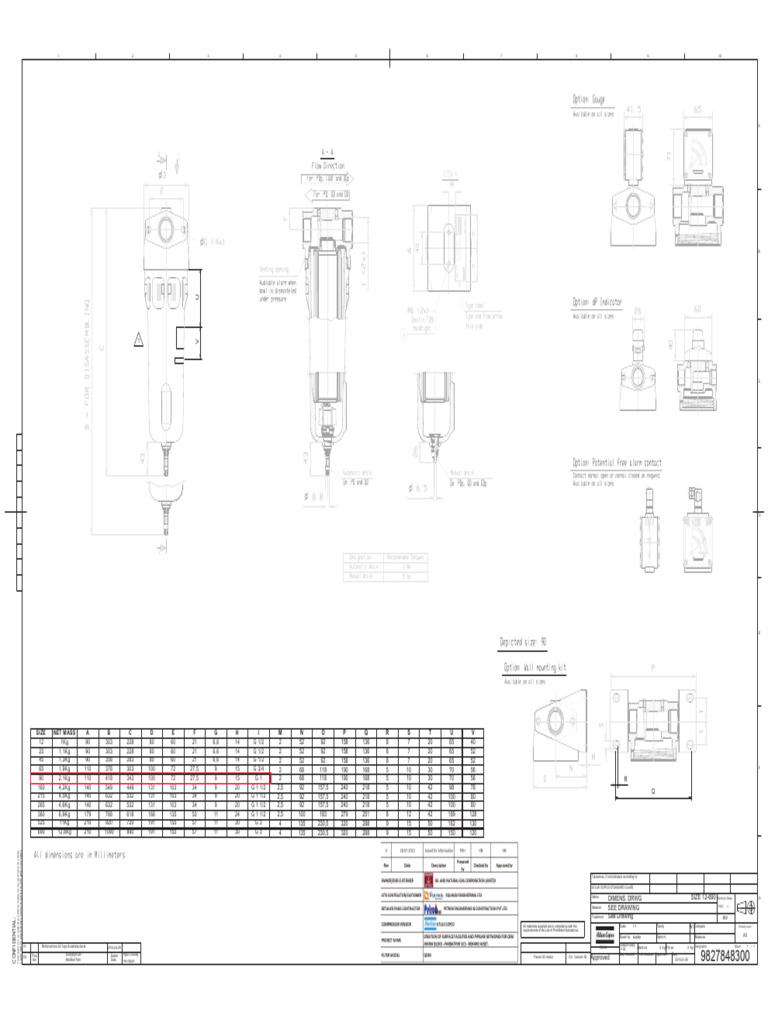 5 Filter Drawing QD 90 | PDF