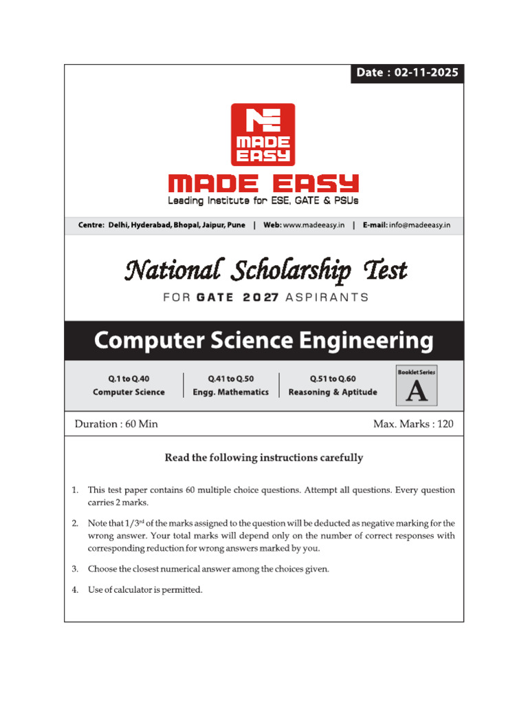 CS NST | PDF