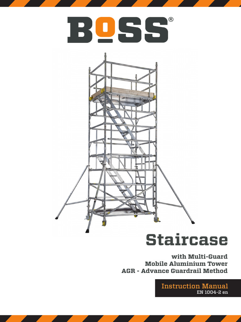 BoSS Scaffold Tower Assembly Guide | PDF | Scaffolding