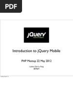 Download Building mobile websites with jQuery Mobile by Singapore PHP User Group SN94412742 doc pdf