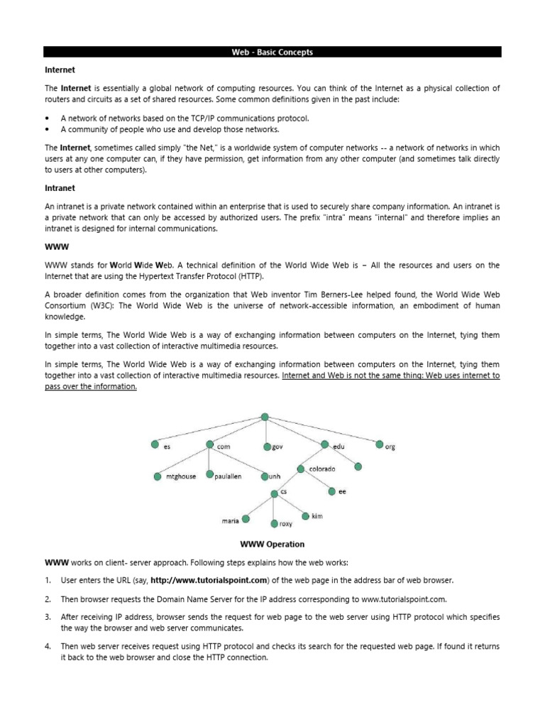 Understanding Internet and Web Basics | PDF | World Wide Web | Internet ...