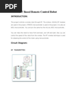 RF Based Robot Synopsis