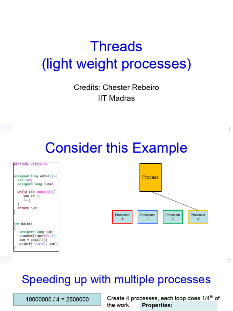 4 PThreads | PDF | Thread (Computing) | Kernel (Operating System)