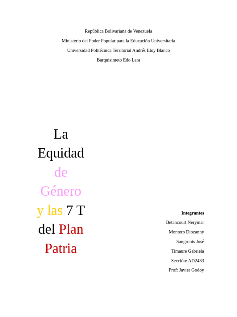Socio Critica Equidad de Genero | PDF | Sustentabilidad | Reciclaje