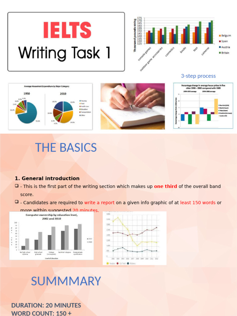 IELTS Writing Task 1: Line Graph Guide | PDF