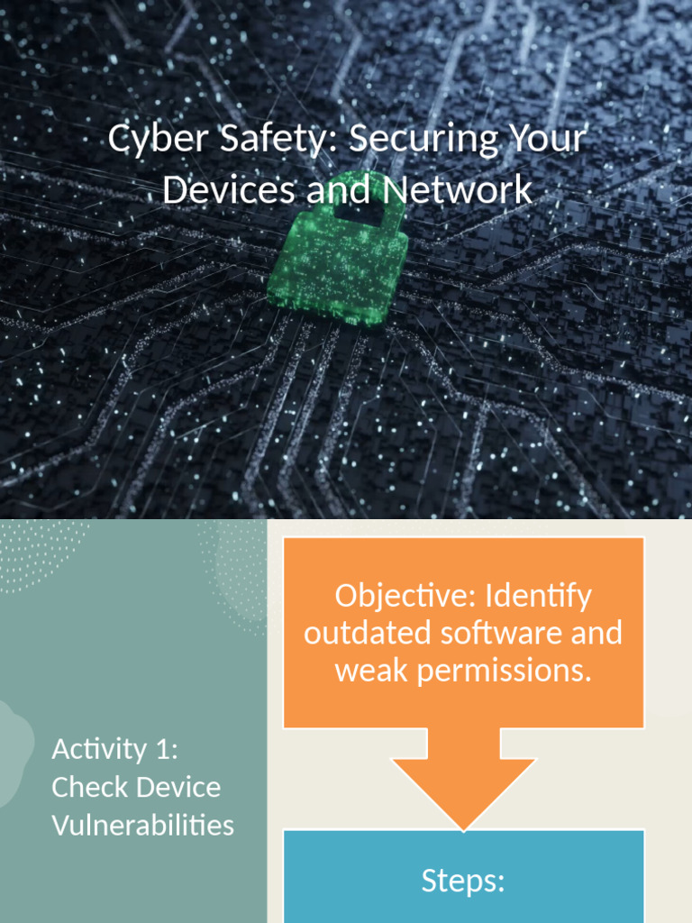 Cyber Safety Securing Devices and Networks Practical Expanded | PDF ...