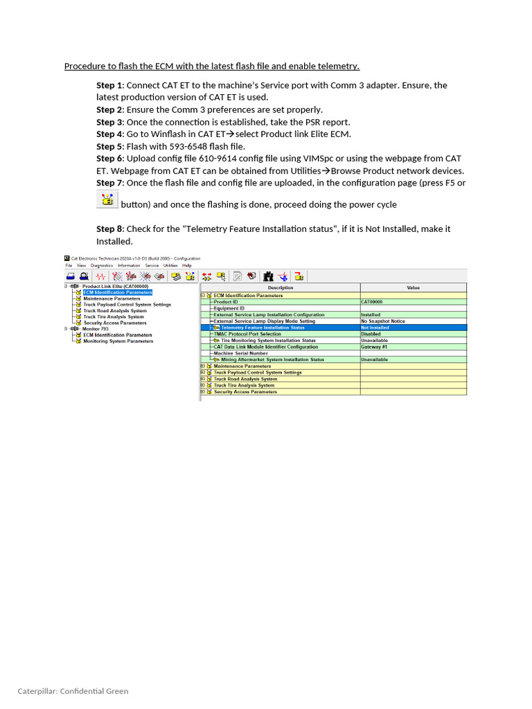 ECM Flashing and Telemetry Setup Guide | PDF | Computing