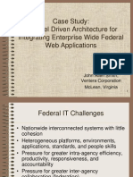 Case Study: A Model Driven Architecture For Integrating Enterprise Wide Federal Web Applications