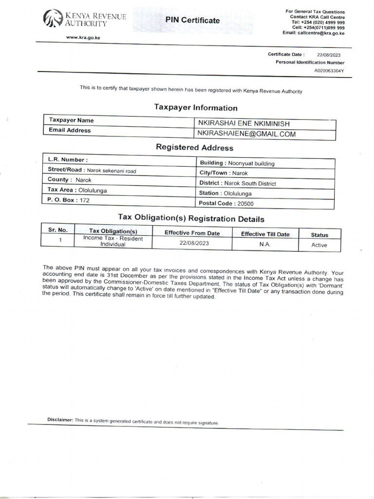 Kra Documents | PDF
