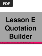 Download Lesson E Quotation Builder by Camille Montojo SN94415597 doc pdf