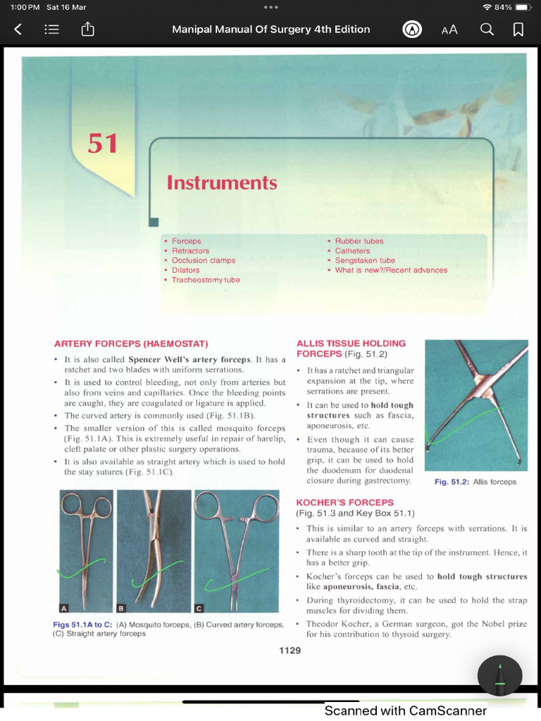 Surgery - Instruments (Marked) | PDF