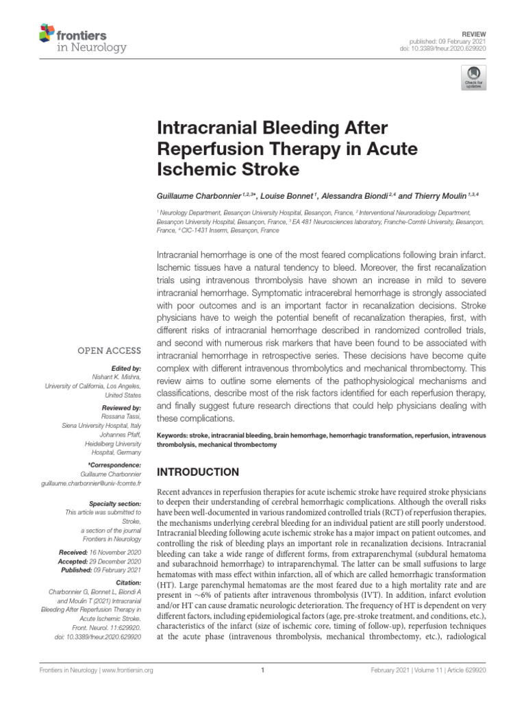 Sangrado Intraventricular | PDF | Stroke | Blood Vessel