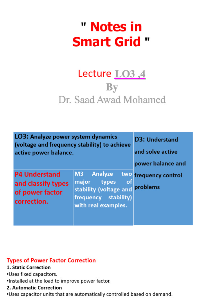LO3, 4 Smart Grid | PDF | Electrical Grid | Internet Of Things