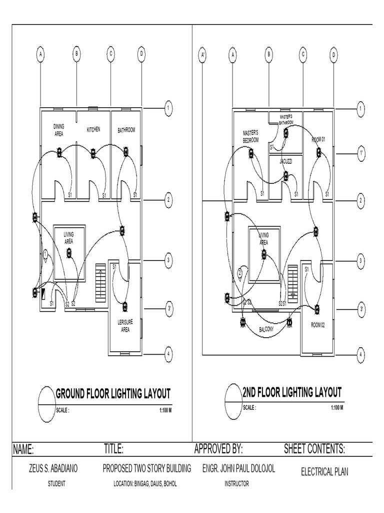 Proposed Two-Story Building Plans | PDF | Home | Room
