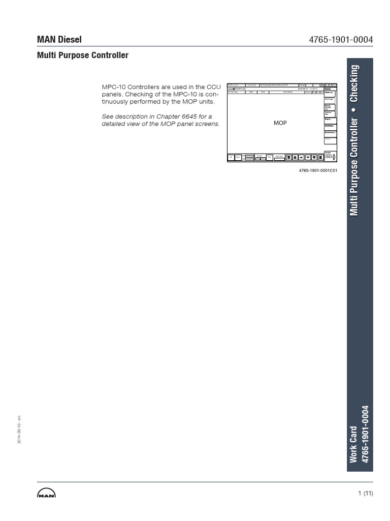 MAN Diesel MPC-10 Controller Guide | PDF | Booting | Computer Architecture