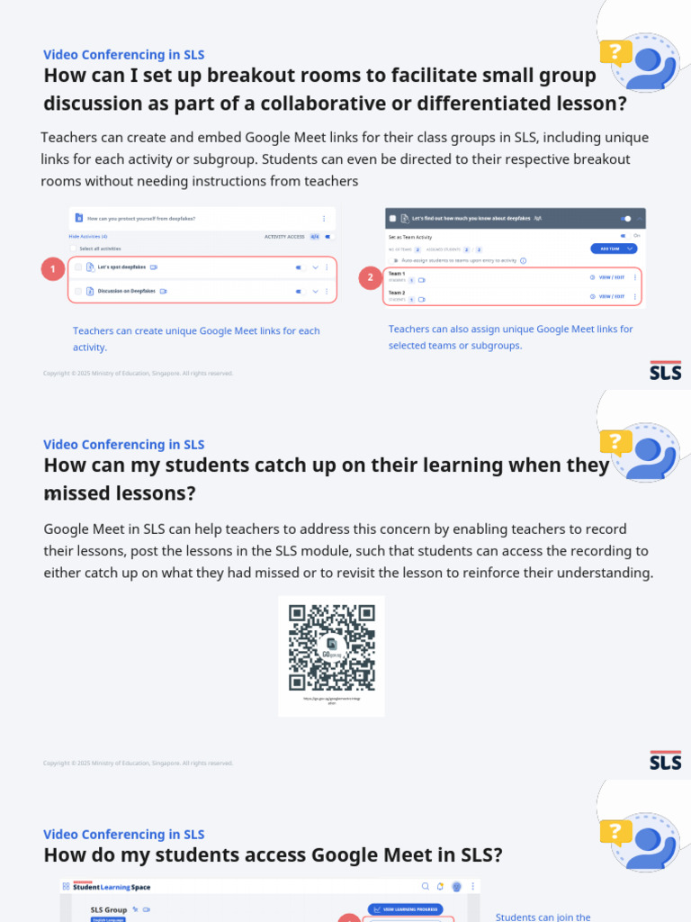 Google Meet Setup in SLS Guide | PDF