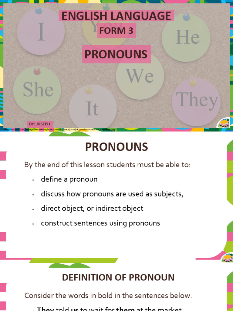Understanding English Pronouns | PDF | Pronoun | Subject (Grammar)