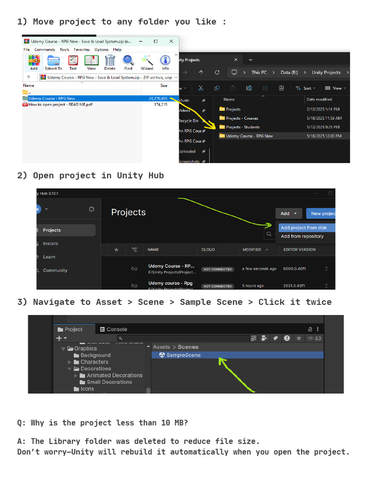 How To Open Project - READ ME | PDF