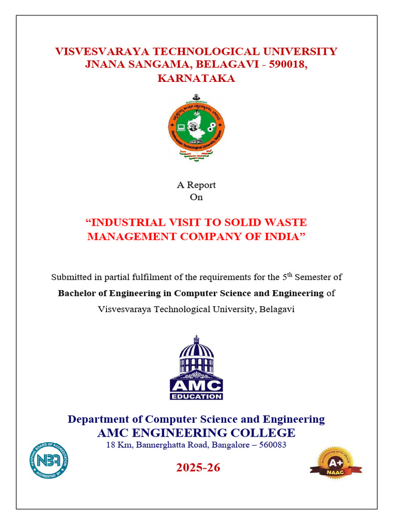 SWM Report | PDF | Waste Management | Waste