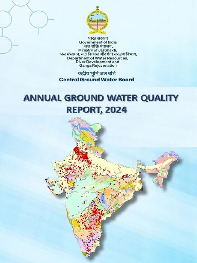 Groundwater Quality Report 2024 India | PDF | Groundwater | Salt ...