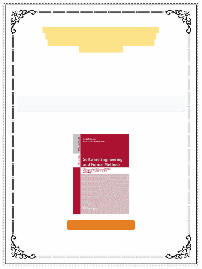 Software Engineering and Formal Methods: 19th International Conference ...