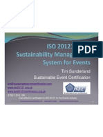 ISO 20121 Event Sustainability (Iso20121)