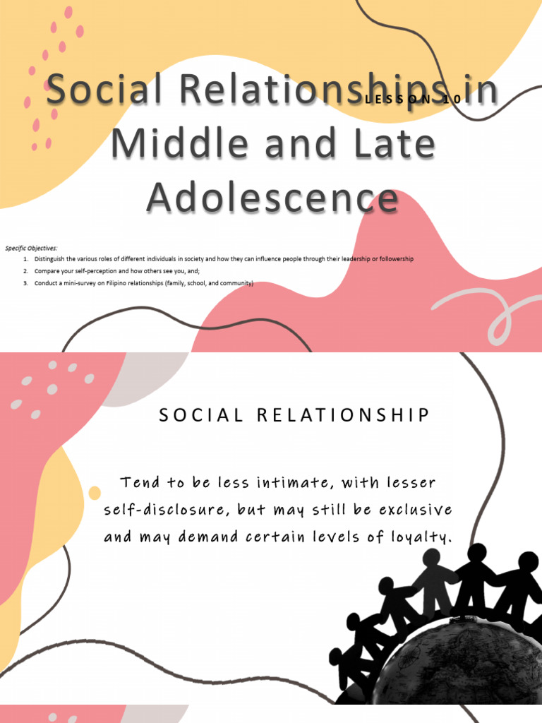 Social Relationships in Adolescence | PDF | Conformity | Leadership