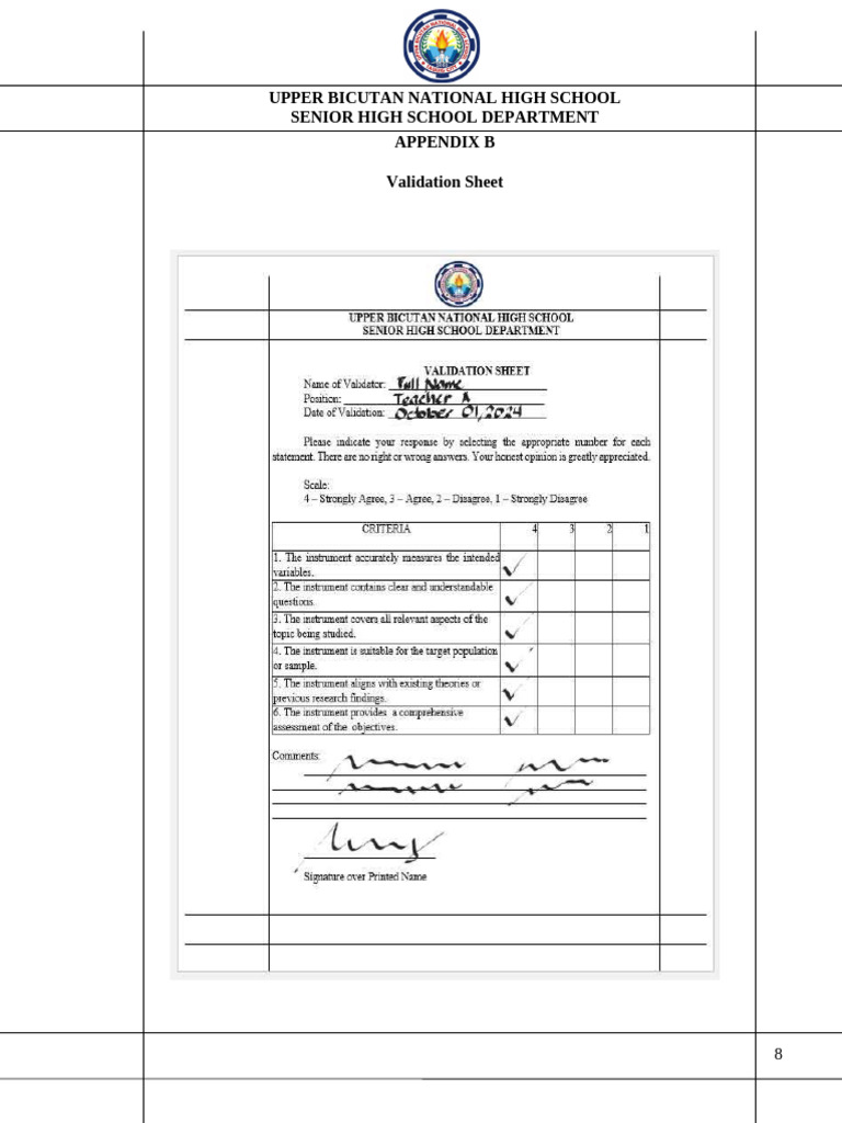 11. Appendix Template | PDF