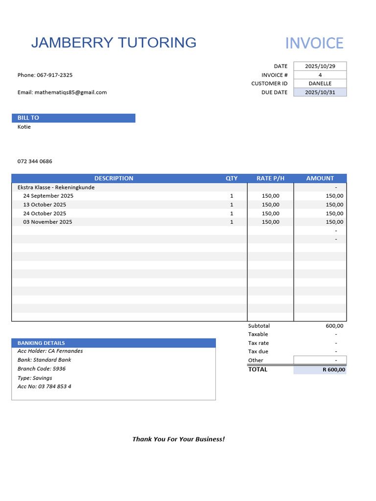 Invoice - Final | PDF