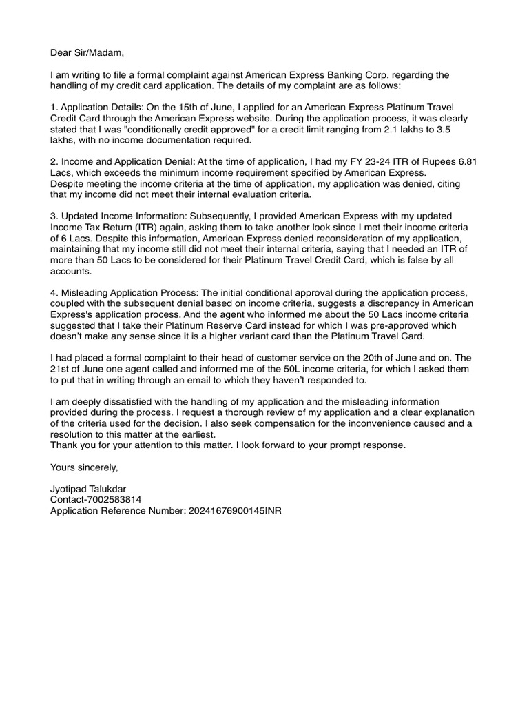 RBIO Complaint | PDF | American Express