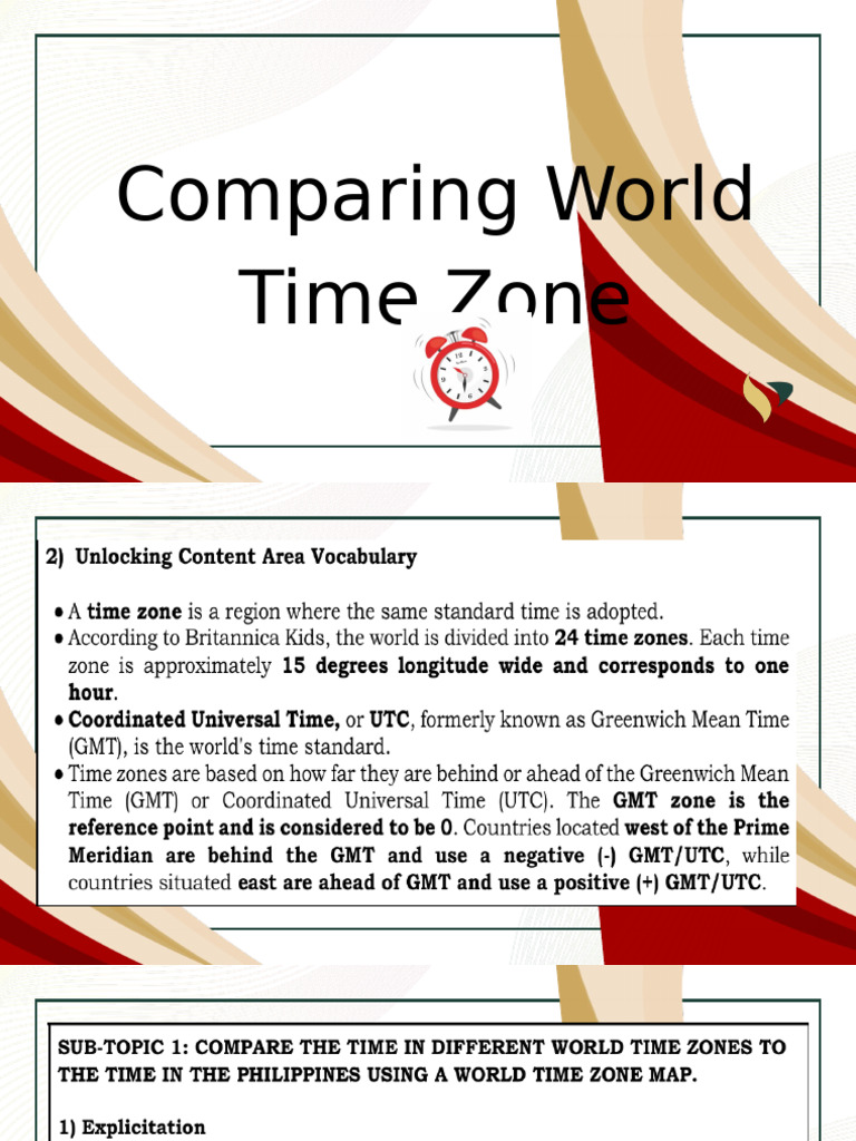Comparing World Time Zones | PDF