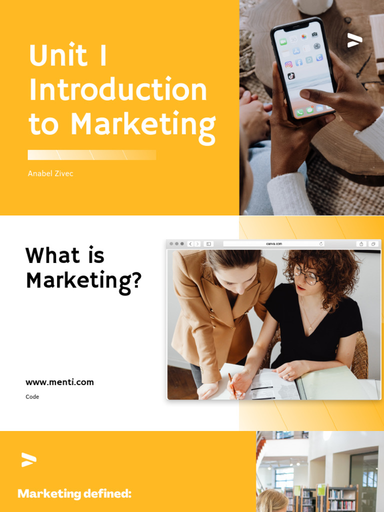 Introduction to Marketing Concepts | PDF