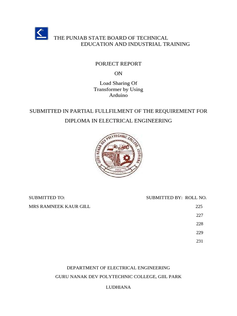 Major Project File Front | PDF