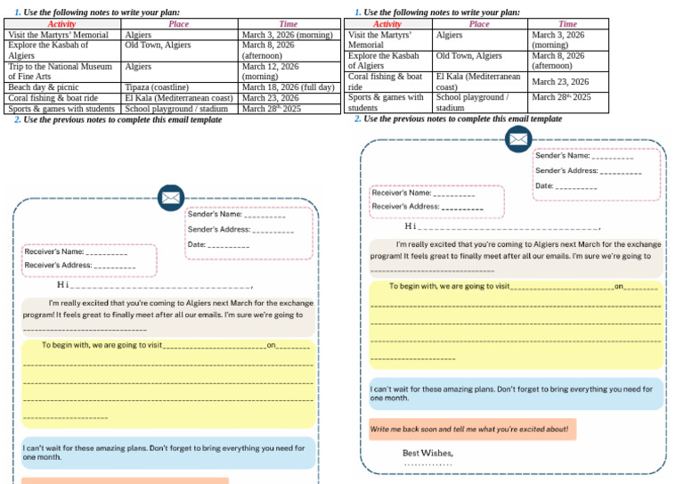 Write It Out II - Worksheet | PDF