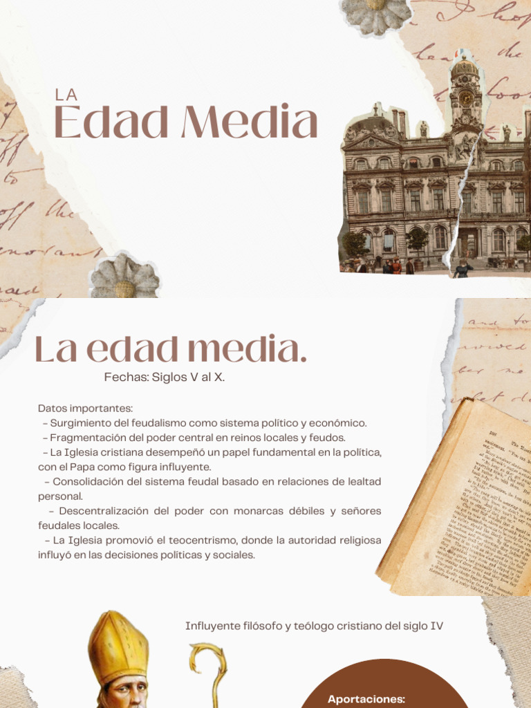 Historia y Estructura de la Edad Media | PDF | Edades medias | Iglesia ...