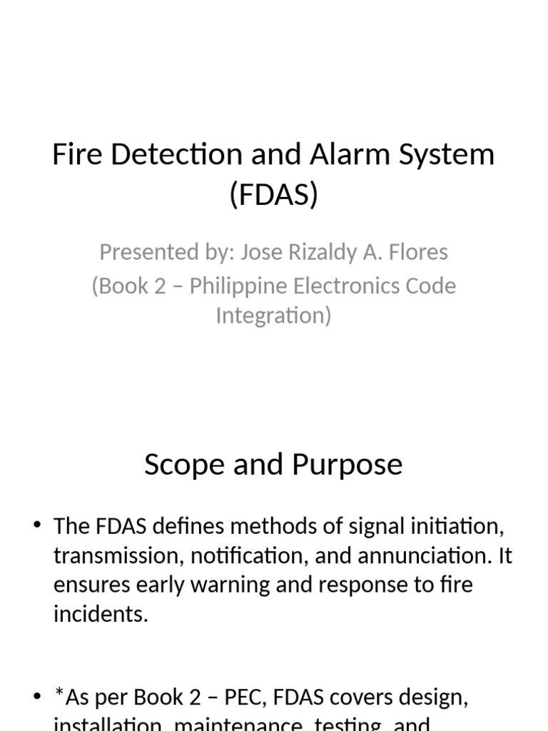 Fire Detection and Alarm System Guide | PDF | Safety | Equipment