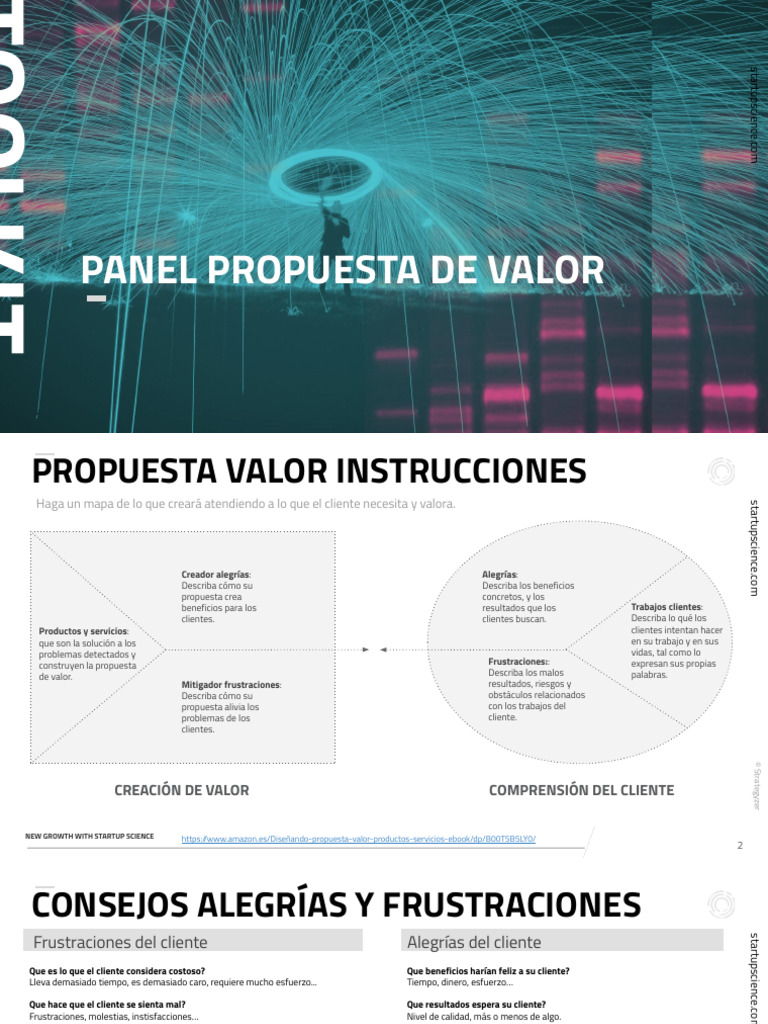 Propuesta de Valor y Comprensión del Cliente | PDF | Empresa de inicio ...