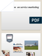 Presentation On Service Marketing