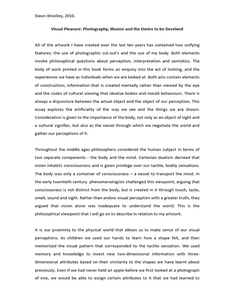 Exploring Visual Perception in Art | PDF | Image | Visual Perception