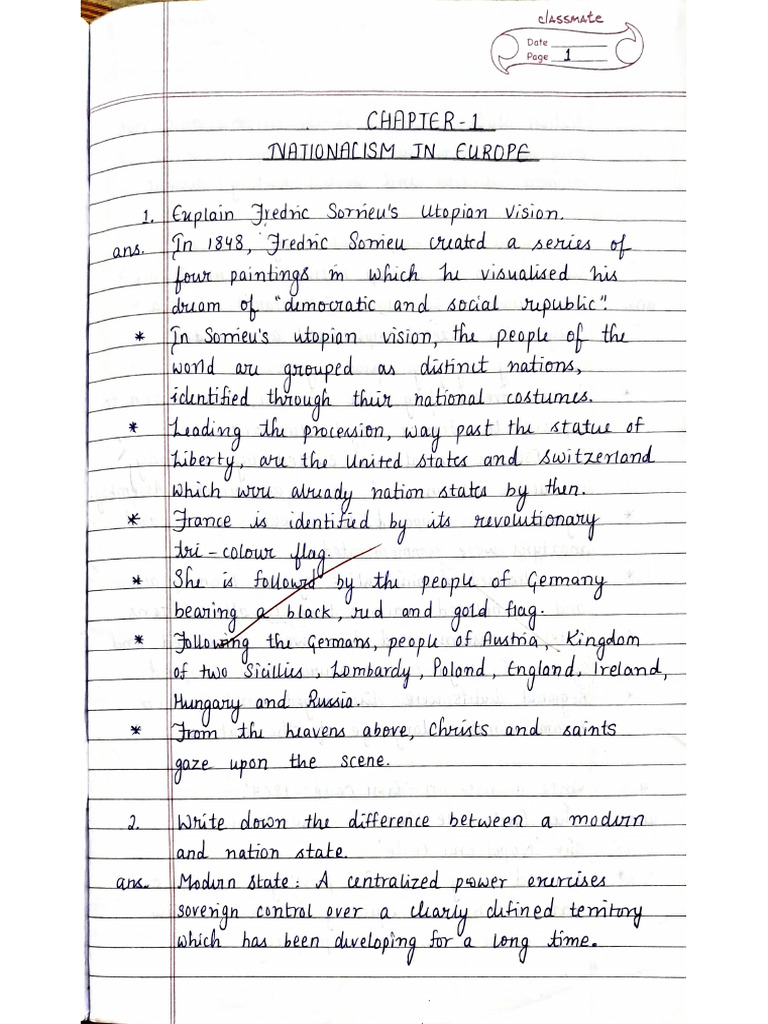 History Ch 1 Notes | PDF