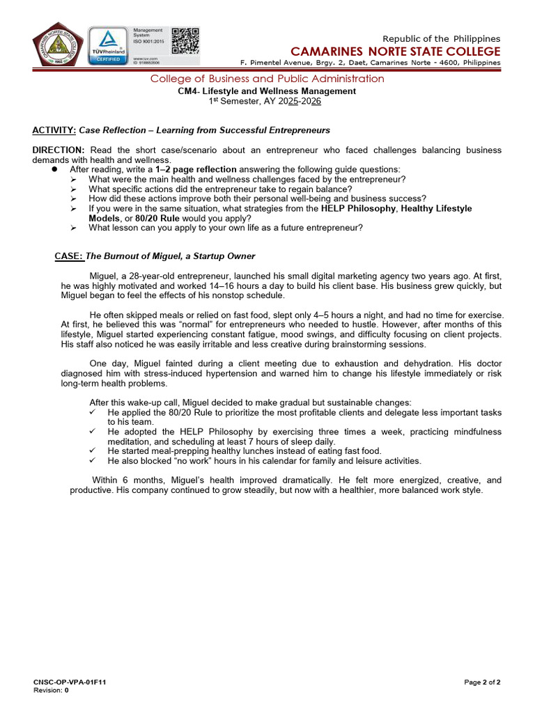 CM 4 Chapter 2 Activity 1 | PDF | Psychological Concepts | Psychology
