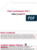 Post Sortzaileak 2011 Educ@contic (EUS) #3